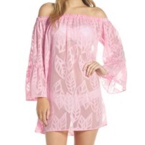 Lilly Pullitzer Nevie Off the Shoulder Cover-Up Dress size XS